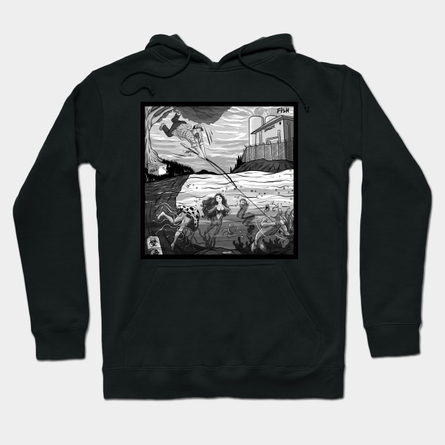 Fishing Hoodie by sk8rDan